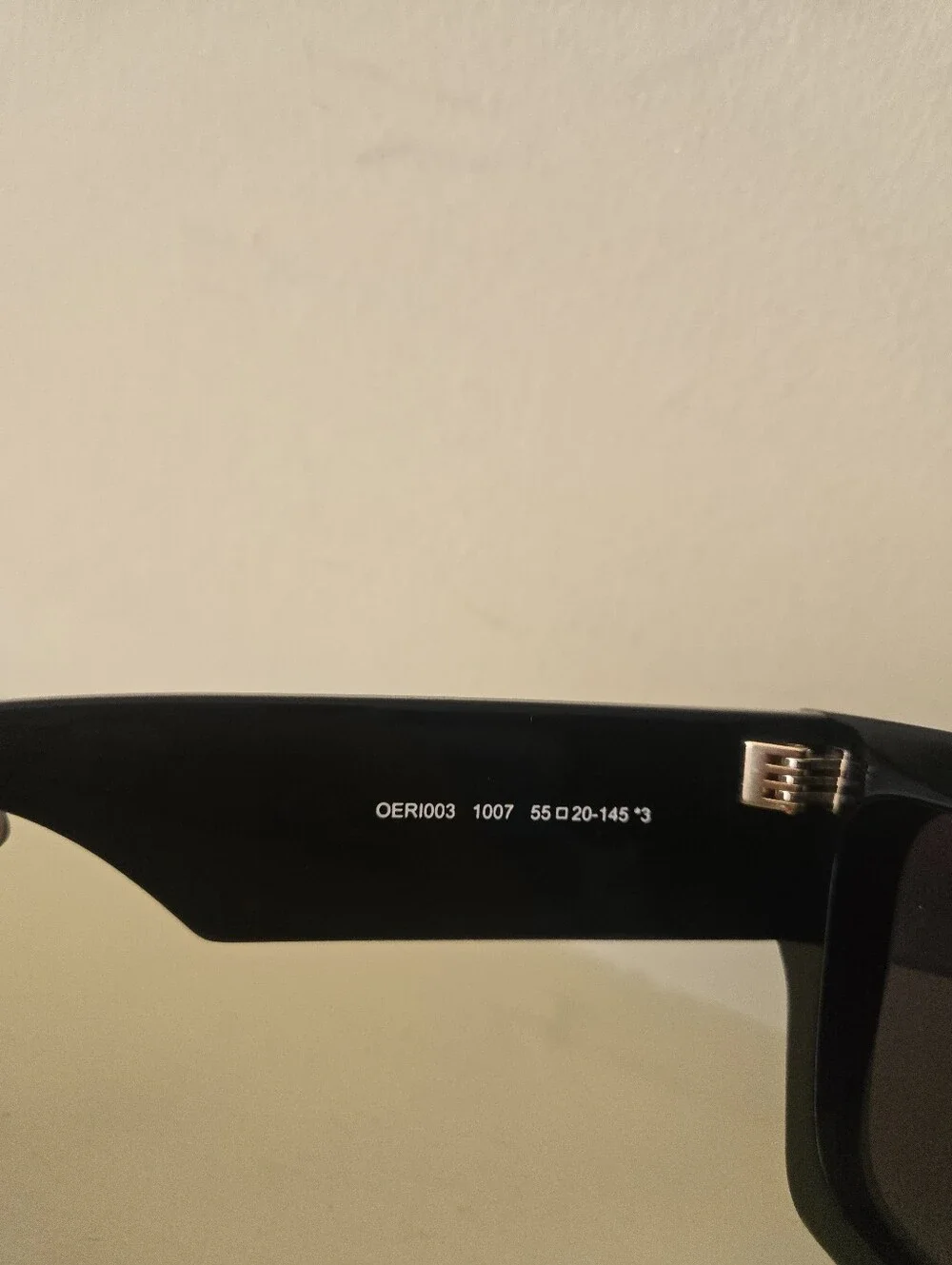 Off-White Black Oversized Square Sunglasses Catalina OERI003 55-20-145